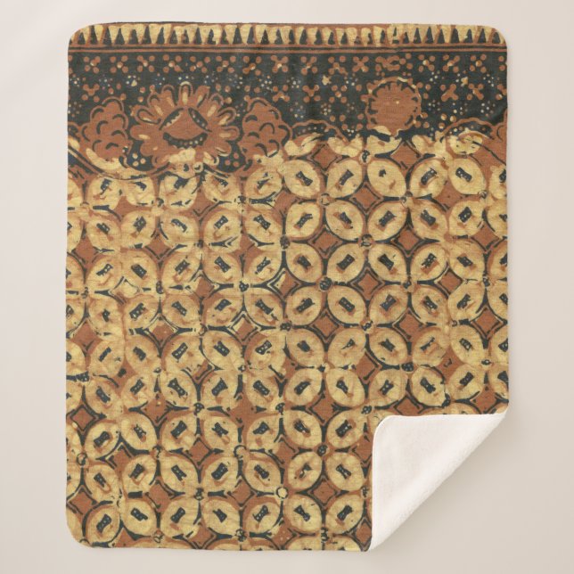 Manta Sherpa Coffee Bean Earthy Boho Rustic (Anverso)