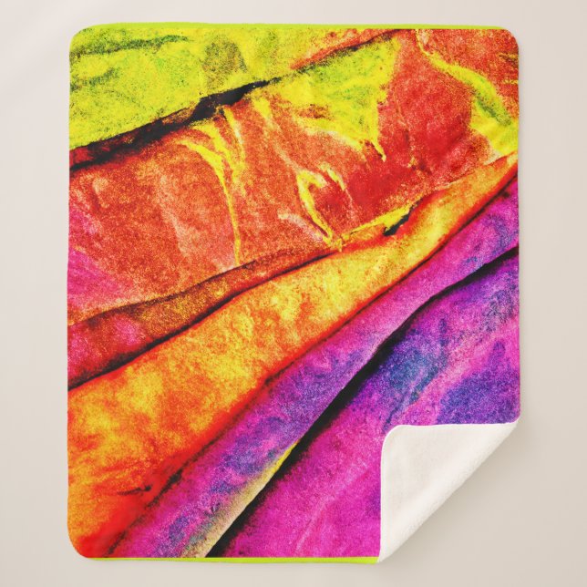 Manta Sherpa Cojín decorativo (Anverso)