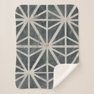 Manta Sherpa Colección de mosaicos neutrales