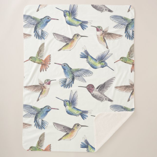 Manta Sherpa Colibríes (Anverso)