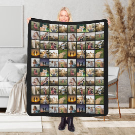 Manta Sherpa Collage de fotos 80 personalizado