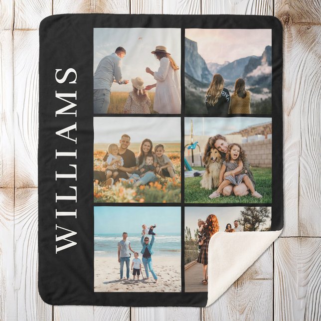 Manta Sherpa Collage de fotos moderno 6 (Subido por el creador)