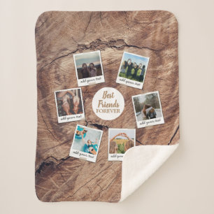 Manta Sherpa Collage de Personalizados fotográficos personaliza
