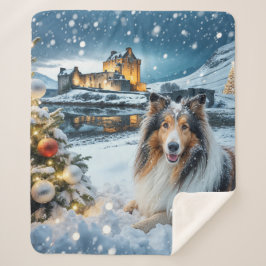 Manta Sherpa Collie Holiday