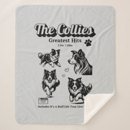 Manta Sherpa Collies love dogs Collies álbum Sherpa Blanket