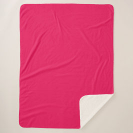 Manta Sherpa Color Rosa