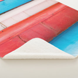 Manta Sherpa Colores caribeños - abstracto