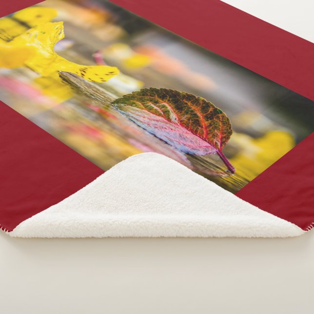 Manta Sherpa Colores de caída (3/4)