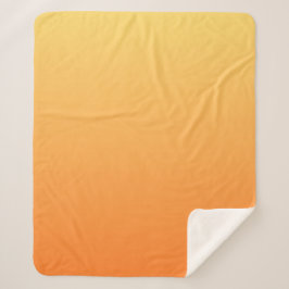 Manta Sherpa Colores sencillos - amarillo ocmbre y naranja