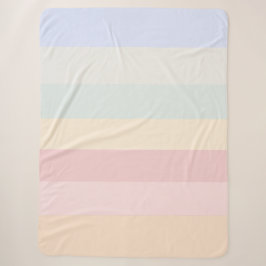 Manta Sherpa Colores Suaves