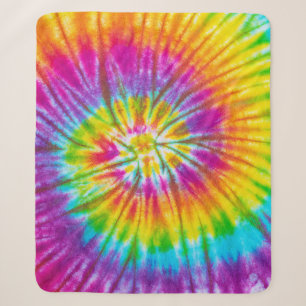 Manta Sherpa Colorido Resumen De Tie-Dye De Swirl.