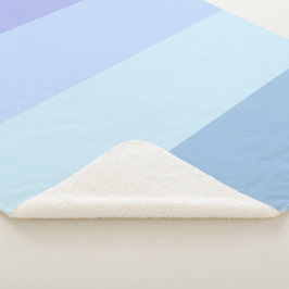 Manta Sherpa Combinación de colores pastel de invierno
