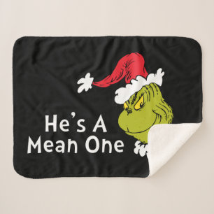 Manta Sherpa Cómo el Grinch robó la Navidad Es un malvado