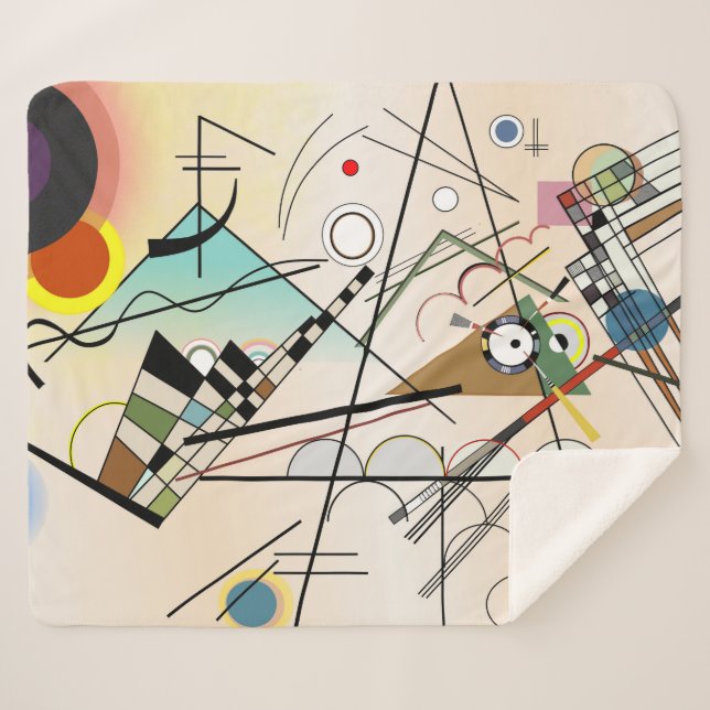 Manta Sherpa Composition VIII by Wassily Kandinsky (Anverso (horizontal))