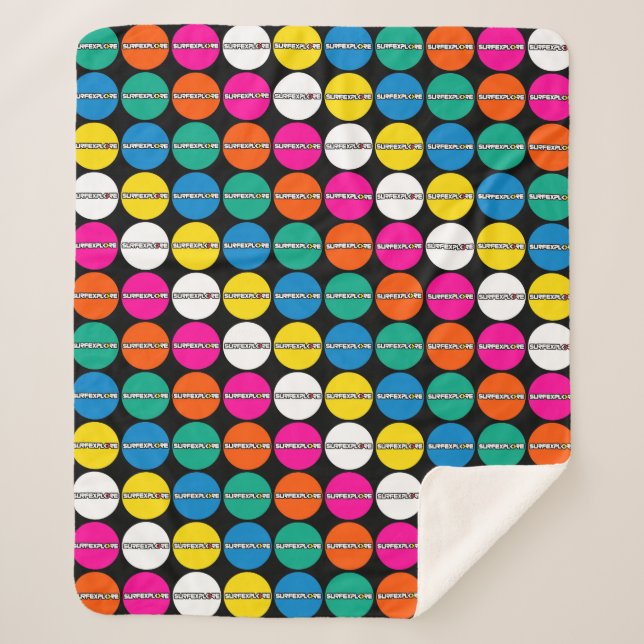 Manta Sherpa con Logo de surfEXPLORE (Anverso)