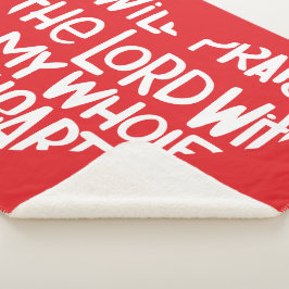 Manta Sherpa Con todo mi corazón