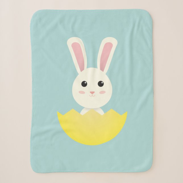 Manta Sherpa Conejito de Pascua (Anverso)
