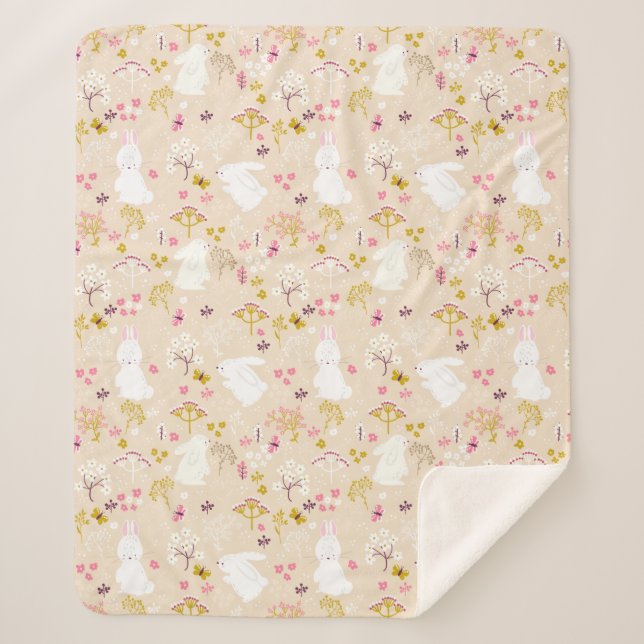 Manta Sherpa Conejitos (Anverso)