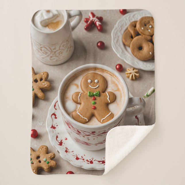 Manta Sherpa Confort y alegría (Anverso)