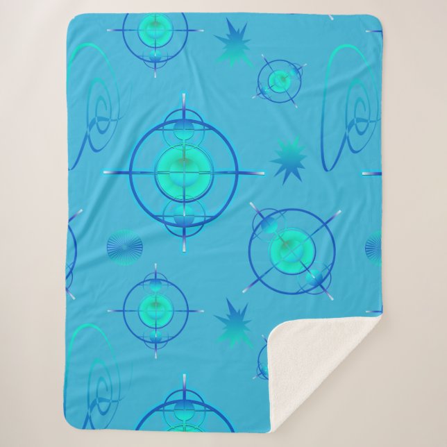 Manta Sherpa Connected Minds Pattern (Anverso)