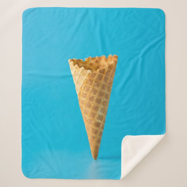 Manta Sherpa Cono de helado (Anverso)