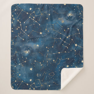 Manta Sherpa Constelación celeste - Noche estrellada (6)