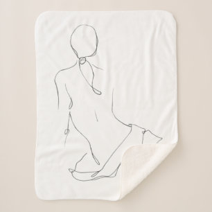 Manta Sherpa Contorno gestual