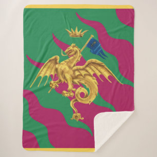 Manta Sherpa Contrada del Drago Palio di Siena