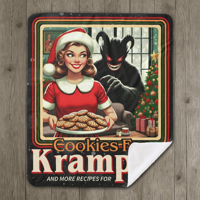 Manta Sherpa Cookie For Krampus Merry Krampus Christmas Horror (Subido por el creador)