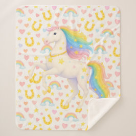 Manta Sherpa Cooper & Cody Best-Friend Horses Fleece Throw 