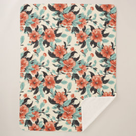 Manta Sherpa Coral Garden