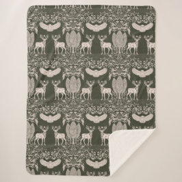 Manta Sherpa Corazón del bosque Sherpa Blanket