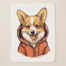 Corgi Divertido con Sudadera