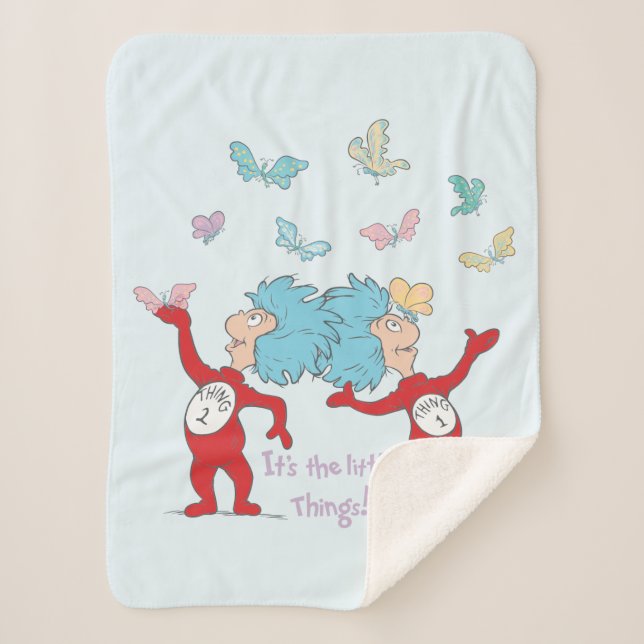 Manta Sherpa ¡Cosa Uno Dos Es Las Cosas Pequeñas! (Anverso)