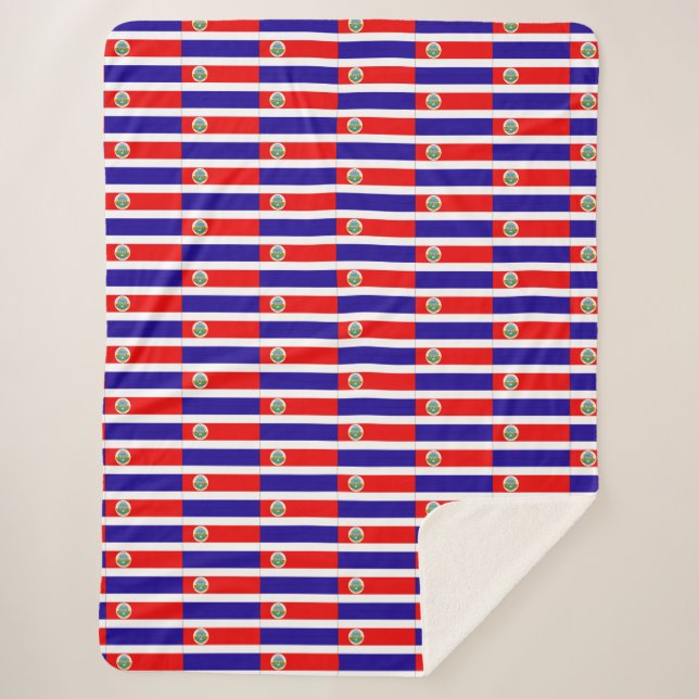 Manta Sherpa Costa Rica (Anverso)