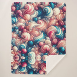 Manta Sherpa Cotton Candy Bubblegum