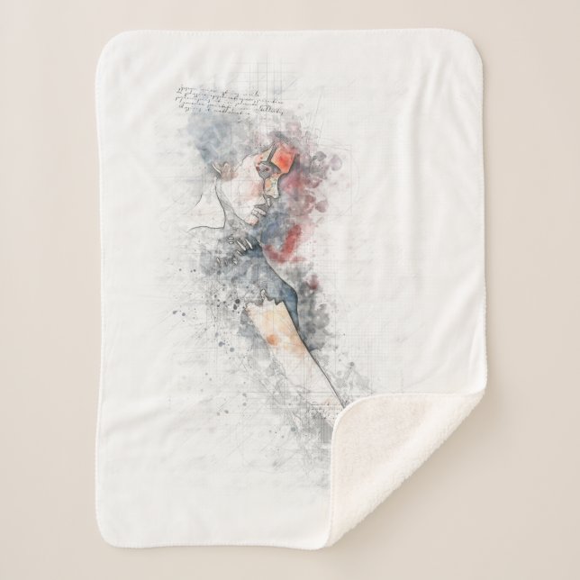 Manta Sherpa Couverture Sherpa Femme (Anverso)