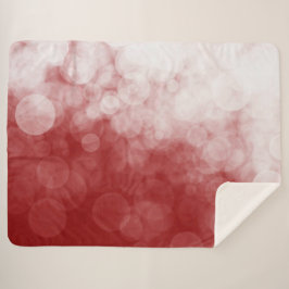Manta Sherpa Cranberry Spots - Sherpa Blanket