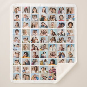 Manta Sherpa Crea tu propia funda de papel de 70 Collages de fo