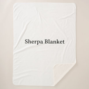 Manta Sherpa Crea tu propia grande (60"x 80")
