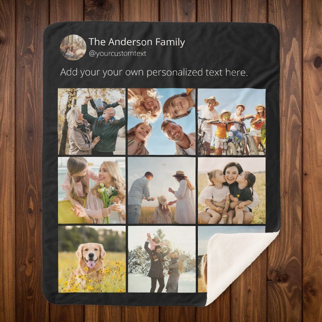 Manta Sherpa Crea tu propio Collage de fotos de medios sociales (Subido por el creador)