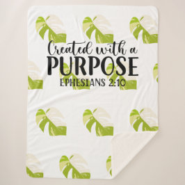 Manta Sherpa Creado con un propósito Efesios 2:10
