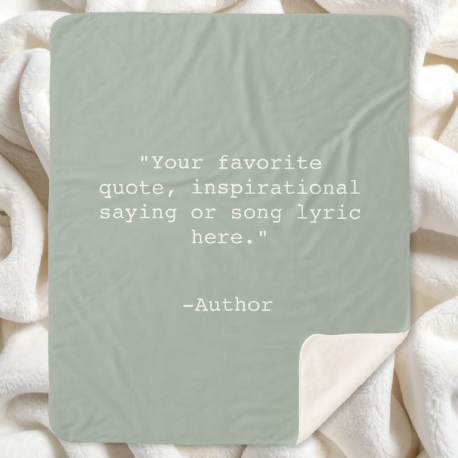 Manta Sherpa Crear su propia cotización (Subido por el creador)