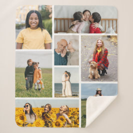 Manta Sherpa Crear su propio Collage de fotos 8