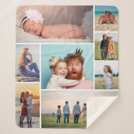 Manta Sherpa Crear su propio Collage de fotos 8