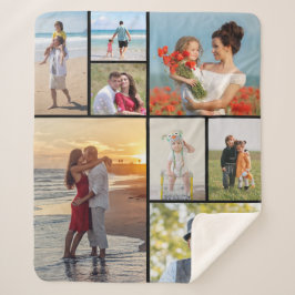 Manta Sherpa Crear su propio Collage de fotos 8