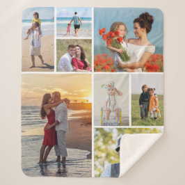 Manta Sherpa Crear su propio Collage de fotos 8