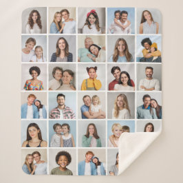 Manta Sherpa Crear su propio Collage de fotos de 30