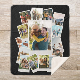 Manta Sherpa Crear su propio Collage de fotos de cine instantán