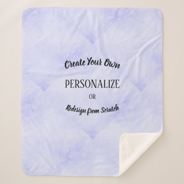 Manta Sherpa Crear su propio Personalizado (Anverso)